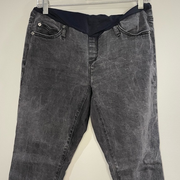 Gap True Skinny Gray Maternity denim Sz 29s - Picture 2 of 6